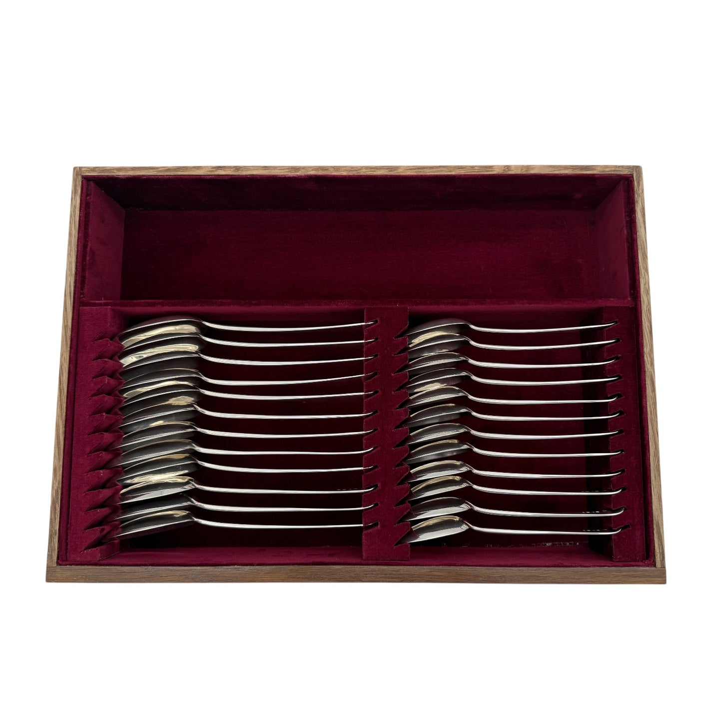 Hand Forged Old English Pattern for Twelve By John & Henry Lias, London 1871