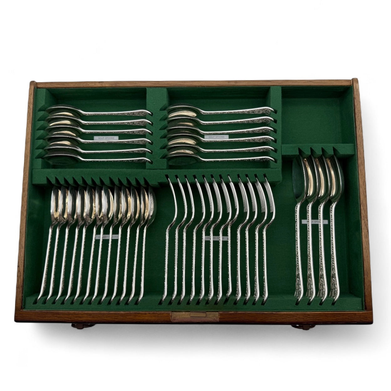 Elizabethan Pattern Flatware Service for Twelve with Fish Knives & Forks