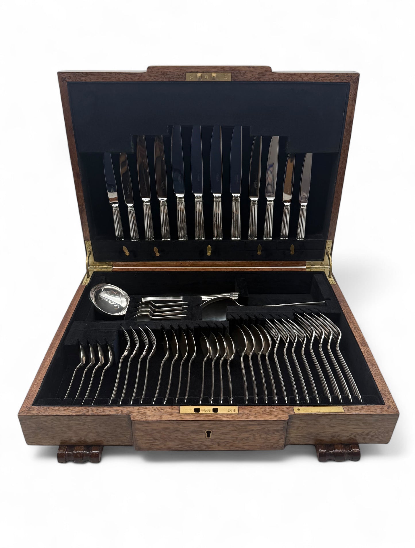 Forty-two piece Christofle Sterling Silver 'Aria' Pattern