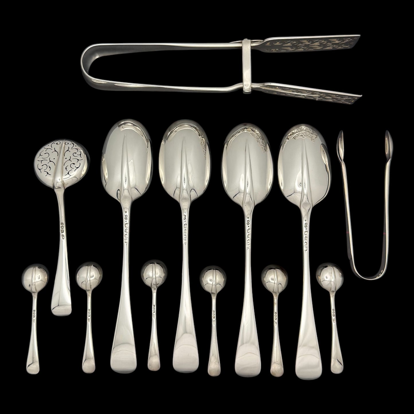 4 Prong Antique Silver Rattail for Twenty Four